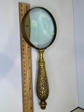 Brass Magnifying Glass